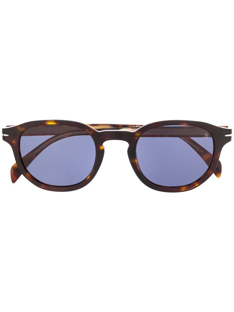 Eyewear by David Beckham rectangular frame tortoiseshell sunglasses - Brown von Eyewear by David Beckham