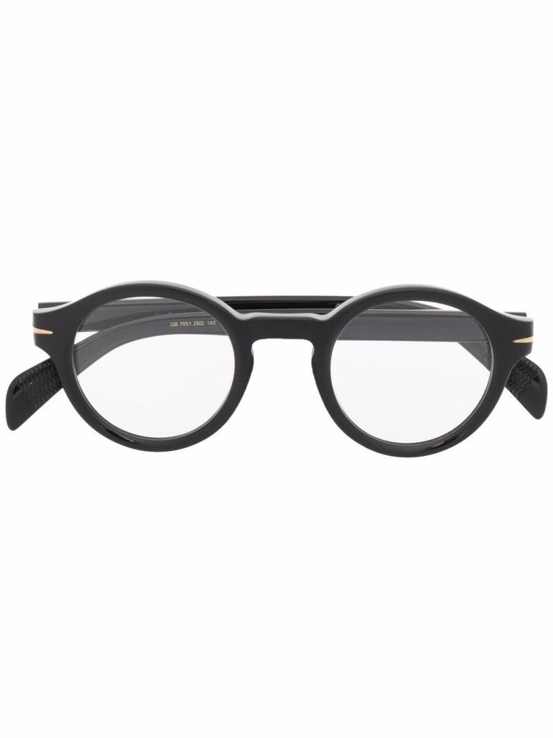 Eyewear by David Beckham round-frame glasses - Black von Eyewear by David Beckham