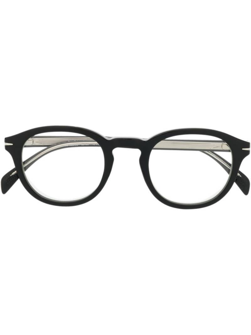 Eyewear by David Beckham rounded-frame glasses - Black von Eyewear by David Beckham