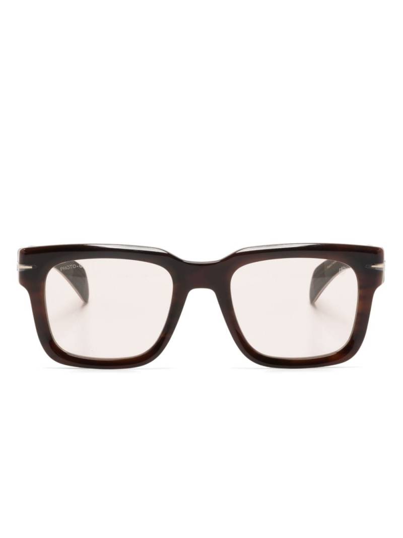 Eyewear by David Beckham square-frame sunglasses - Brown von Eyewear by David Beckham