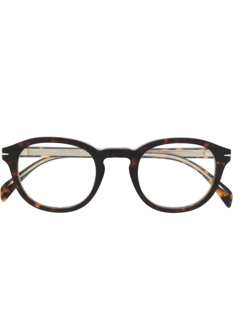 Eyewear by David Beckham tortoise round-frame sunglasses - Brown von Eyewear by David Beckham