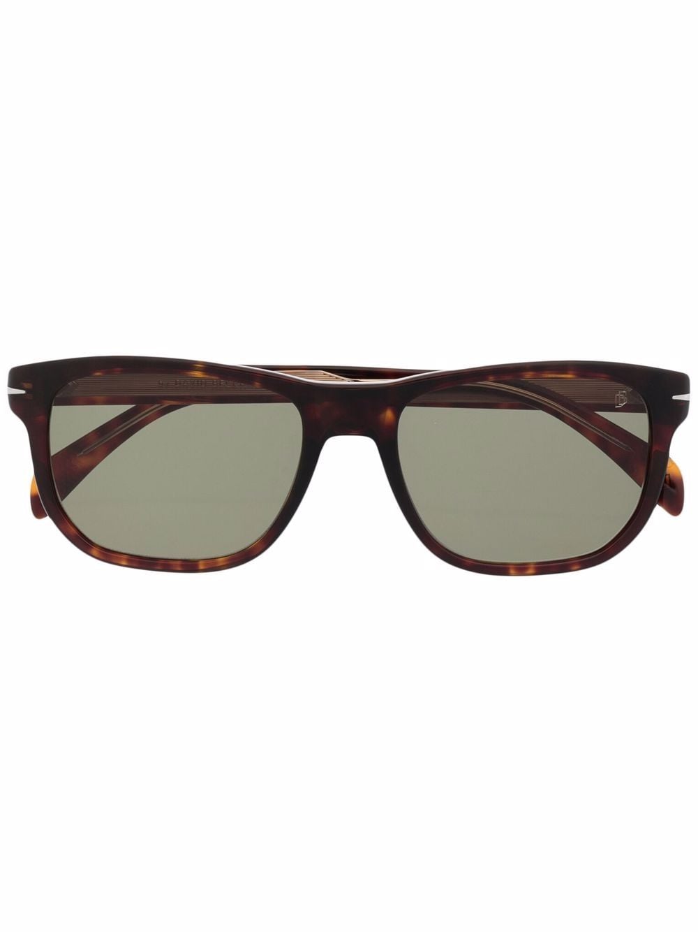 Eyewear by David Beckham tortoiseshell square-frame sunglasses - Brown von Eyewear by David Beckham