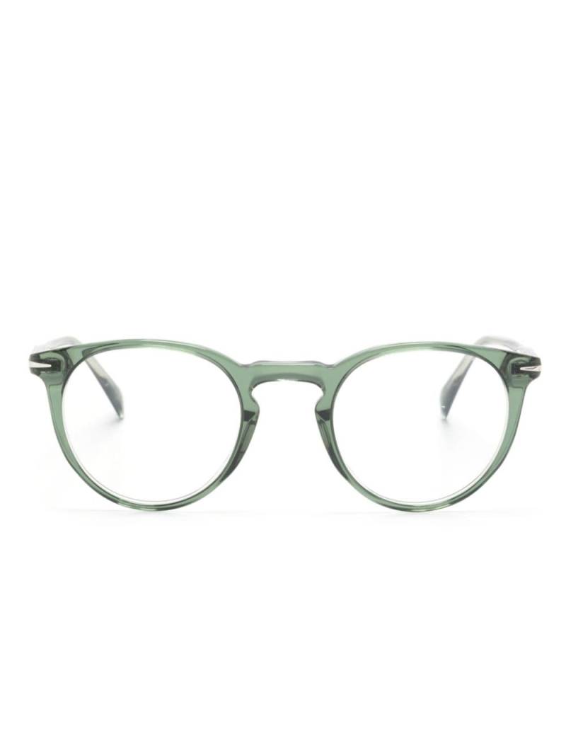 Eyewear by David Beckham transparent round-frame glasses - Green von Eyewear by David Beckham