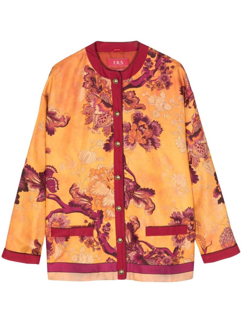 F.R.S For Restless Sleepers graphic-print silk jacket - Orange von F.R.S For Restless Sleepers