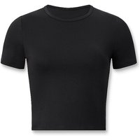 FABLETICS Damen Fitnessshirt Dry-Flex Twist schwarz | L von FABLETICS