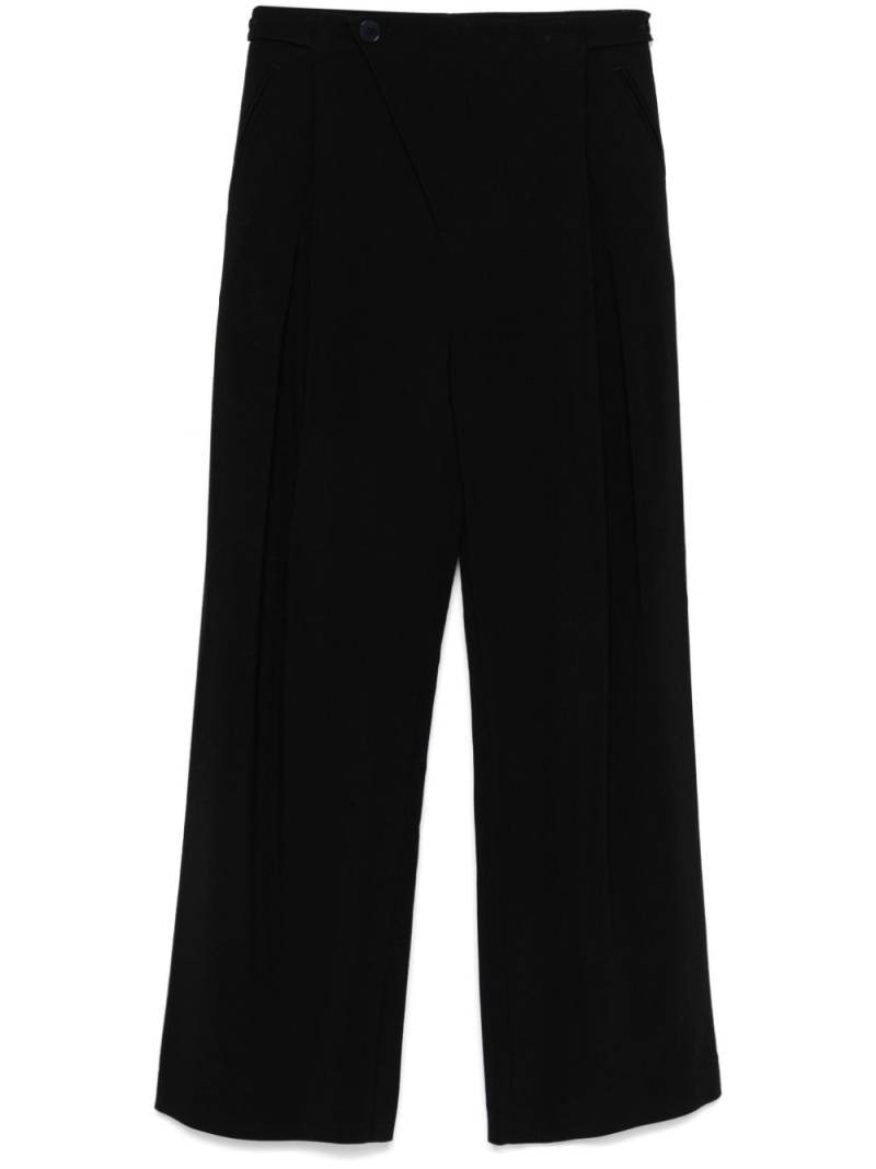 FAÇON JACMIN Peters straight-leg trousers - Black von FAÇON JACMIN