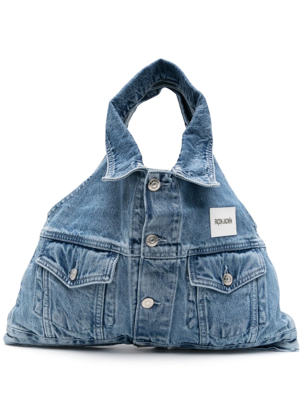 FAÇON JACMIN small Aya tote bag - Blue von FAÇON JACMIN