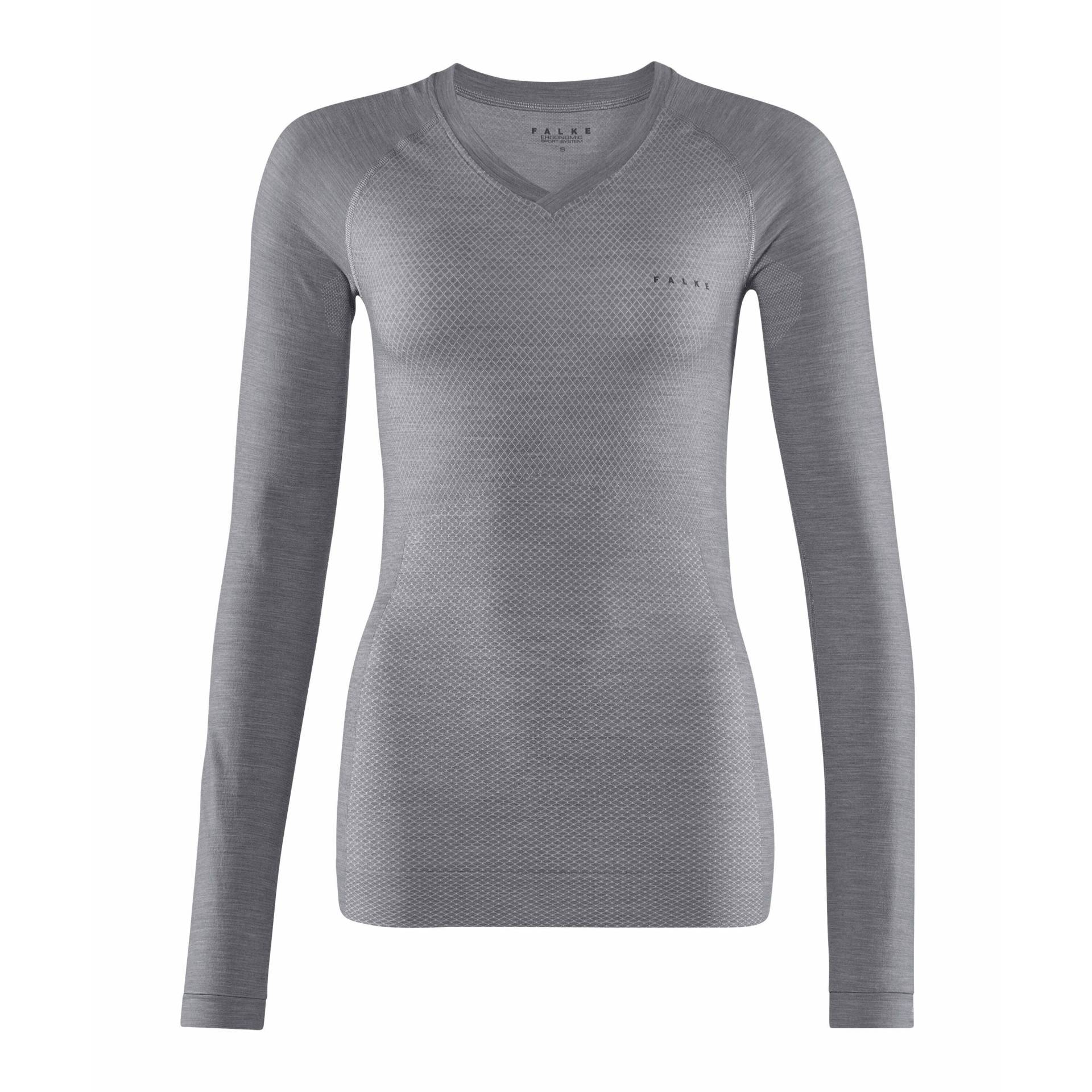 Falke - damen angarm-t-shirt fake woo-tech ight, für Damen, Größe L von Falke