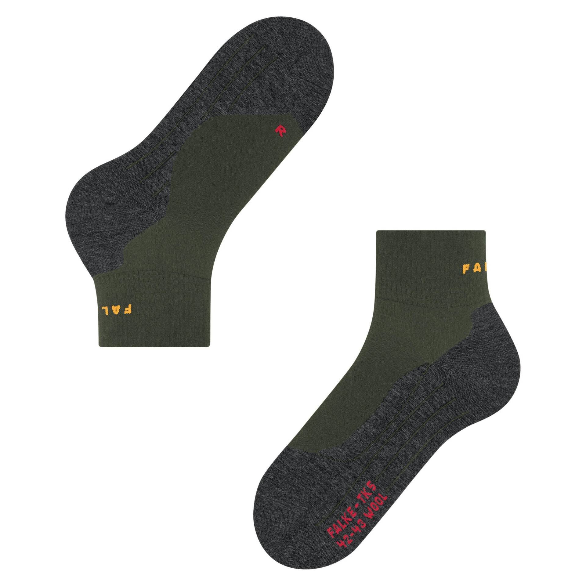 Socken Für Frauen Tk5 Wander Wool Unisex  35-36 von FALKE