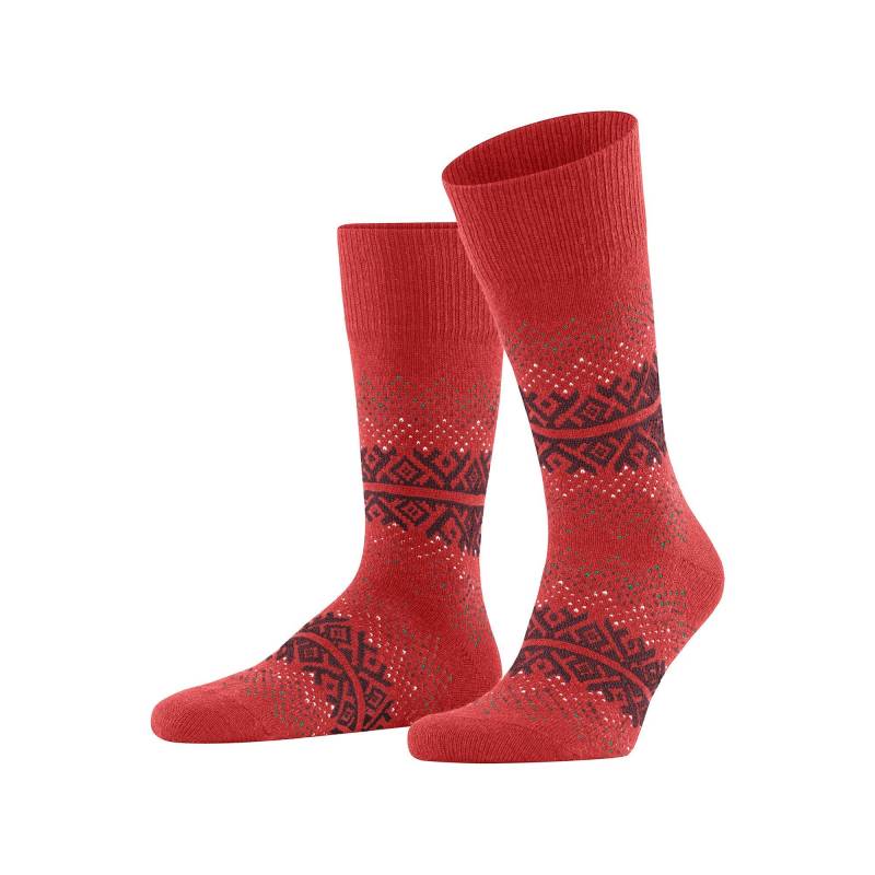 Falke - Wadenlange Socken, für Herren, Rot, Größe 39-42 von Falke