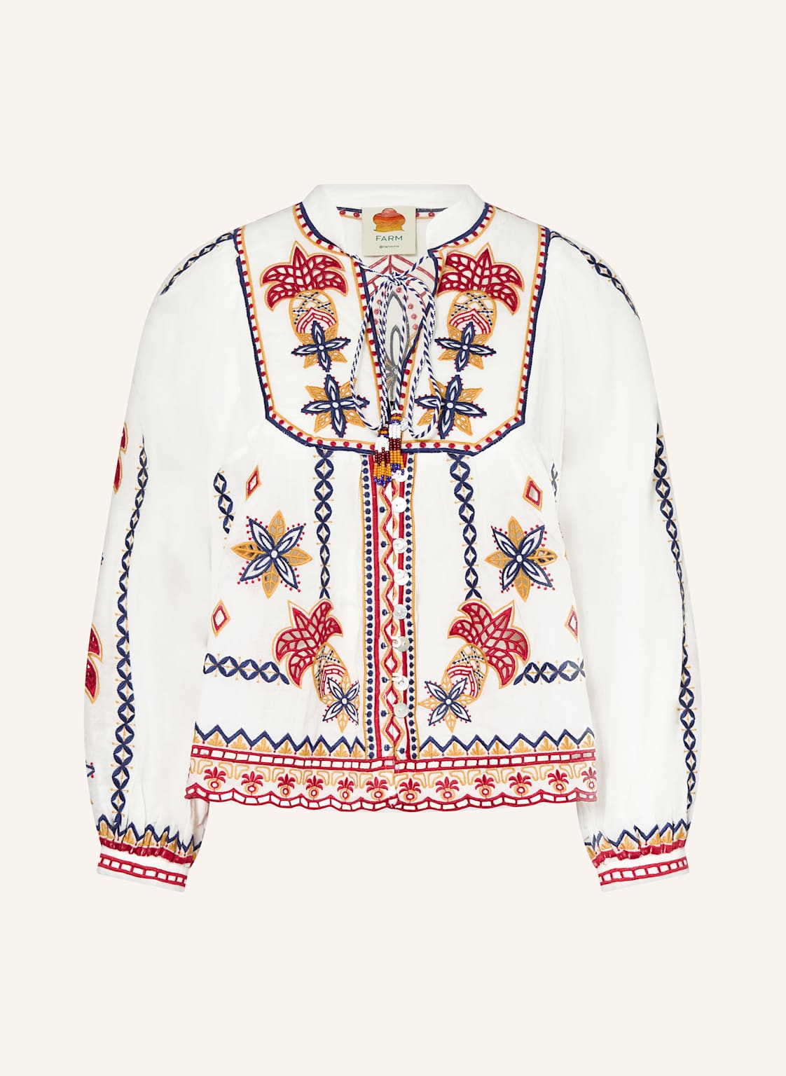 Farm Rio Bluse Marys Tiles weiss Farm Rio Bluse Marys Tiles weiss von FARM RIO