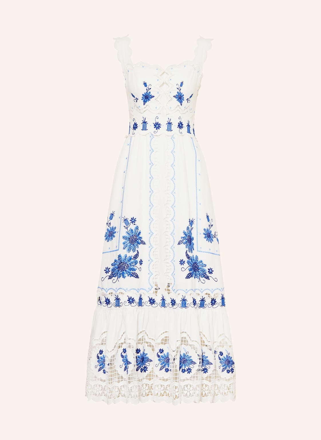 Farm Rio Kleid Mit Leinen weiss Farm Rio Kleid Mit Leinen weiss von FARM RIO