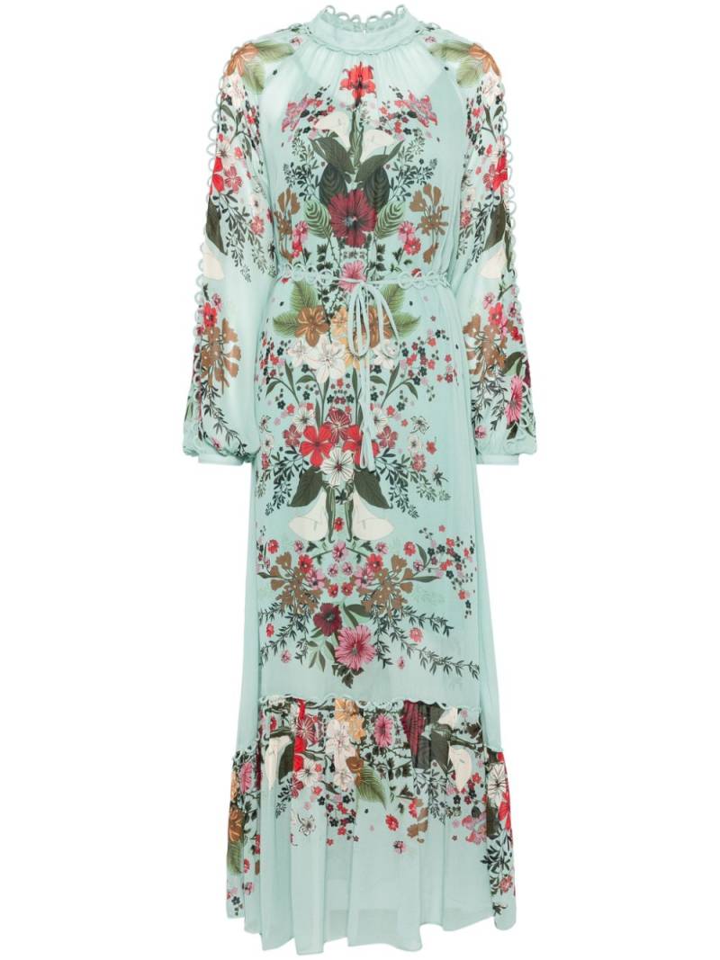 FARM Rio Beauty Bouquet maxi dress - Blue von FARM Rio