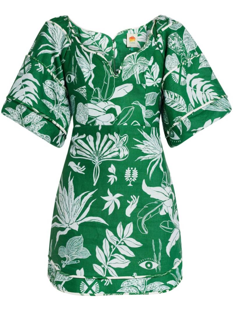 FARM Rio floral-print mini dress - Green von FARM Rio