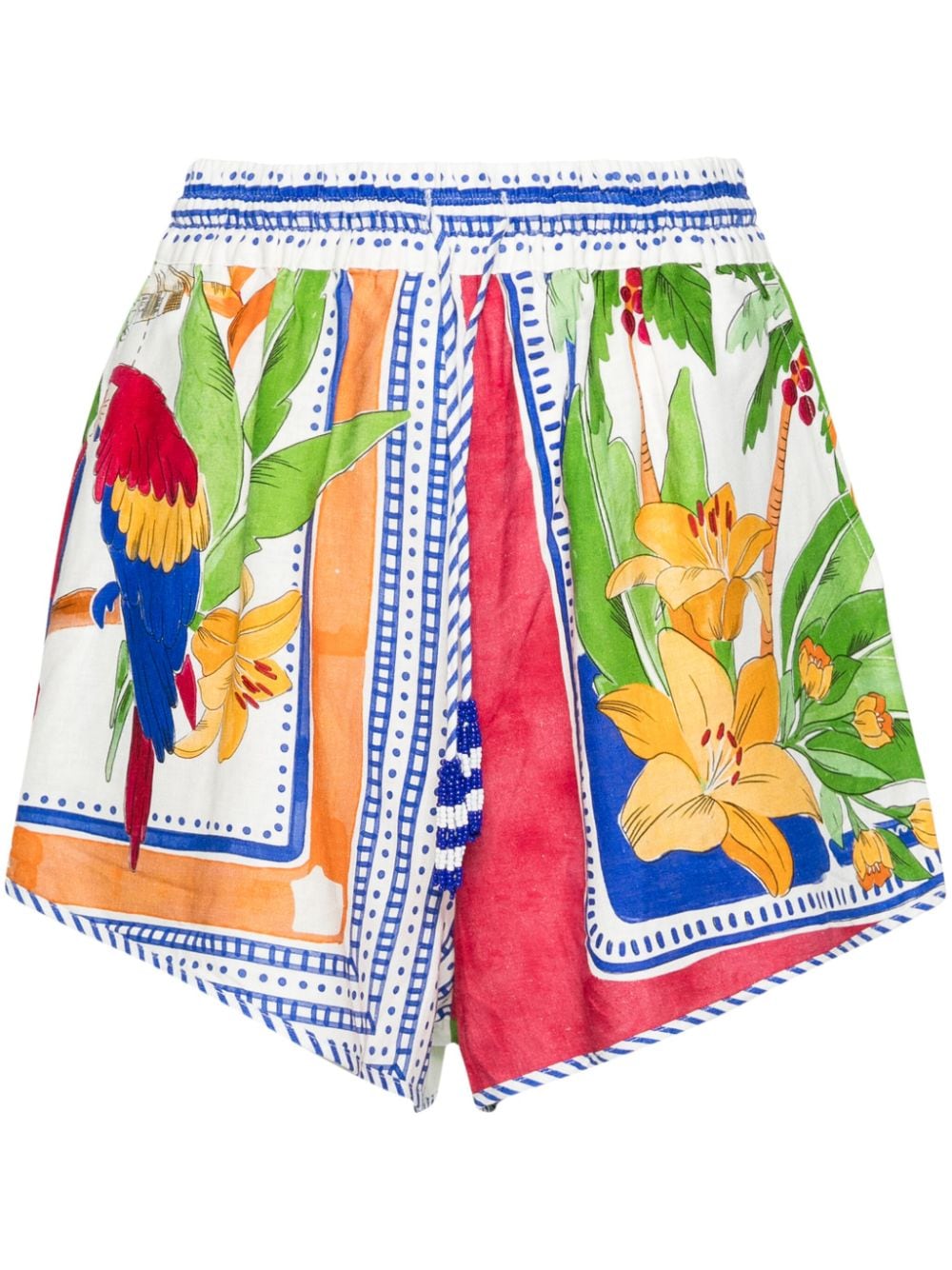 FARM Rio floral-print shorts - White von FARM Rio