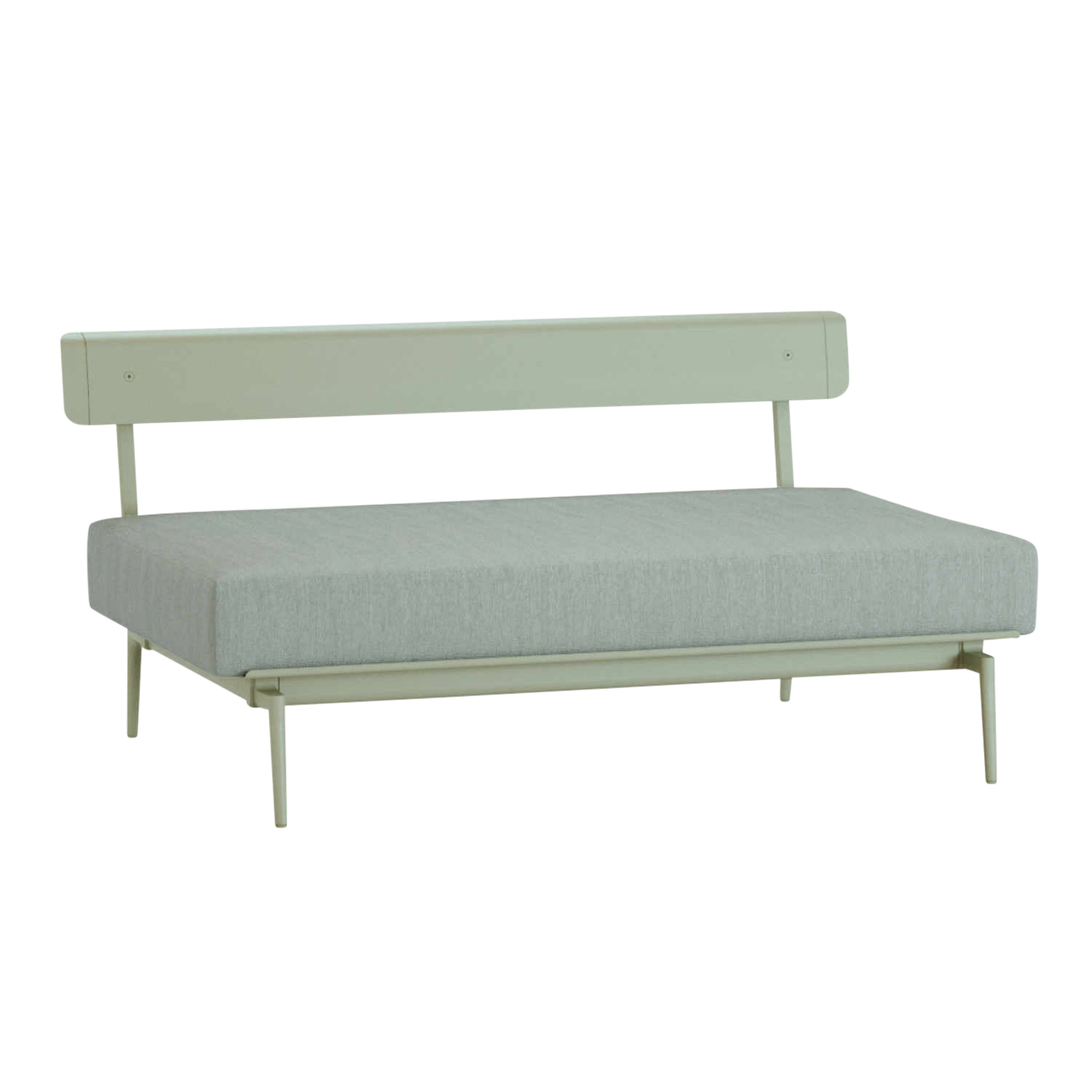 Aikana 202 2er Sofa, Farbe 2 black (schwarz), Stoff range 1 solids, dove grey (grau-braun) sta von FAST