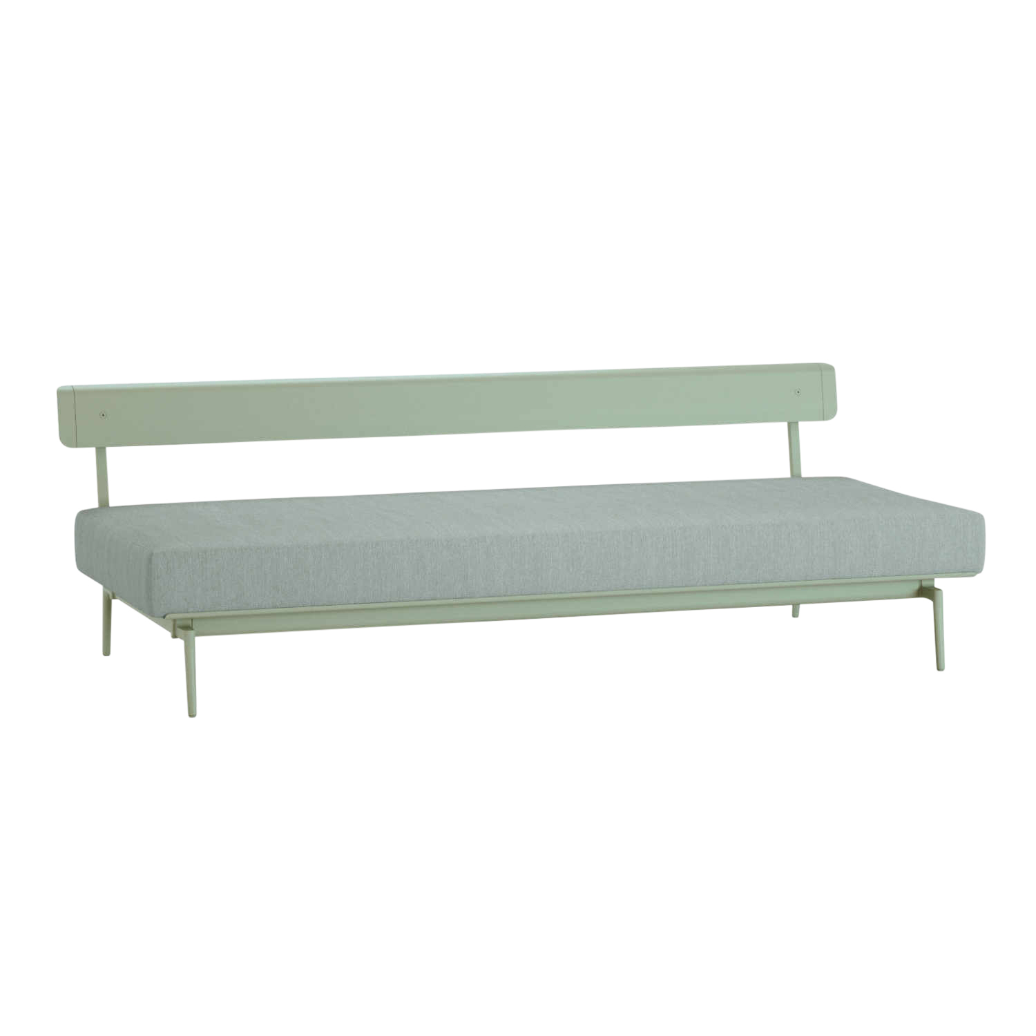 Aikana 203 3er Sofa, Farbe 14 powder grey (pulvergrau), Stoff range 1 solids, grey (grau) sgr von FAST