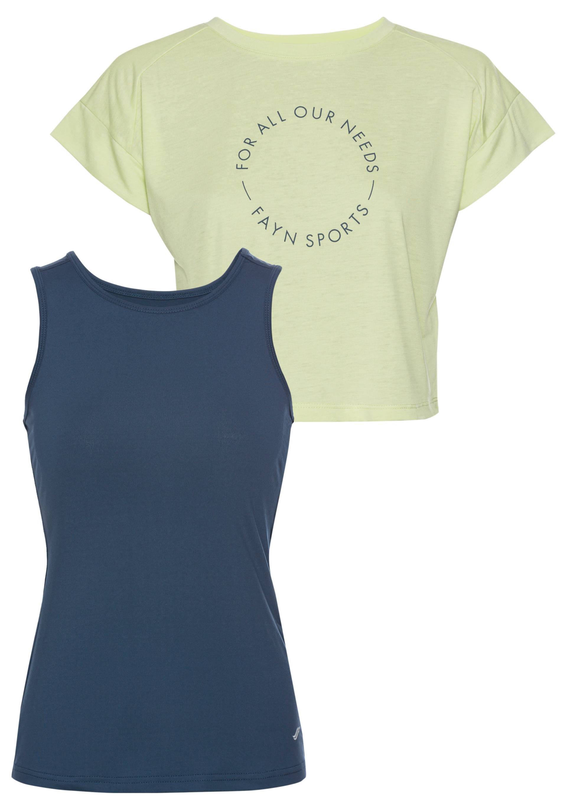 FAYN SPORTS Funktionsshirt »Cropped Top«, Kurzarm, sportliche Passform, unifarben, Rundhalsausschnitt FAYN SPORTS Funktionsshirt »Cropped Top«, Kurzarm, sportliche Passform, unifarben, Rundhalsausschnitt von FAYN SPORTS