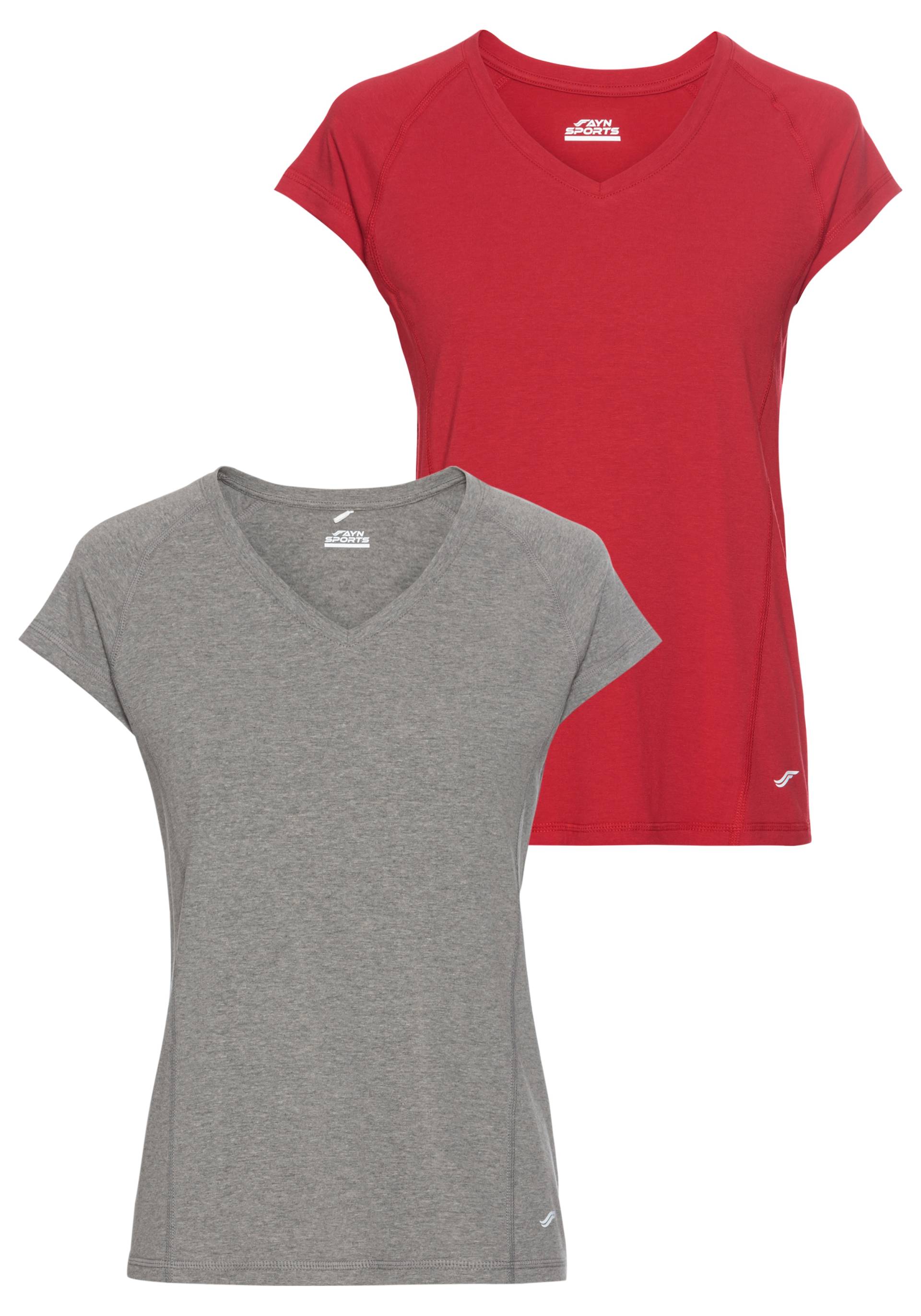 FAYN SPORTS Funktionsshirt »Double Pack Essential«, Kurzarm, lockere Passform, unifarben, V-Ausschnitt FAYN SPORTS Funktionsshirt »Double Pack Essential«, Kurzarm, lockere Passform, unifarben, V-Ausschnitt von FAYN SPORTS