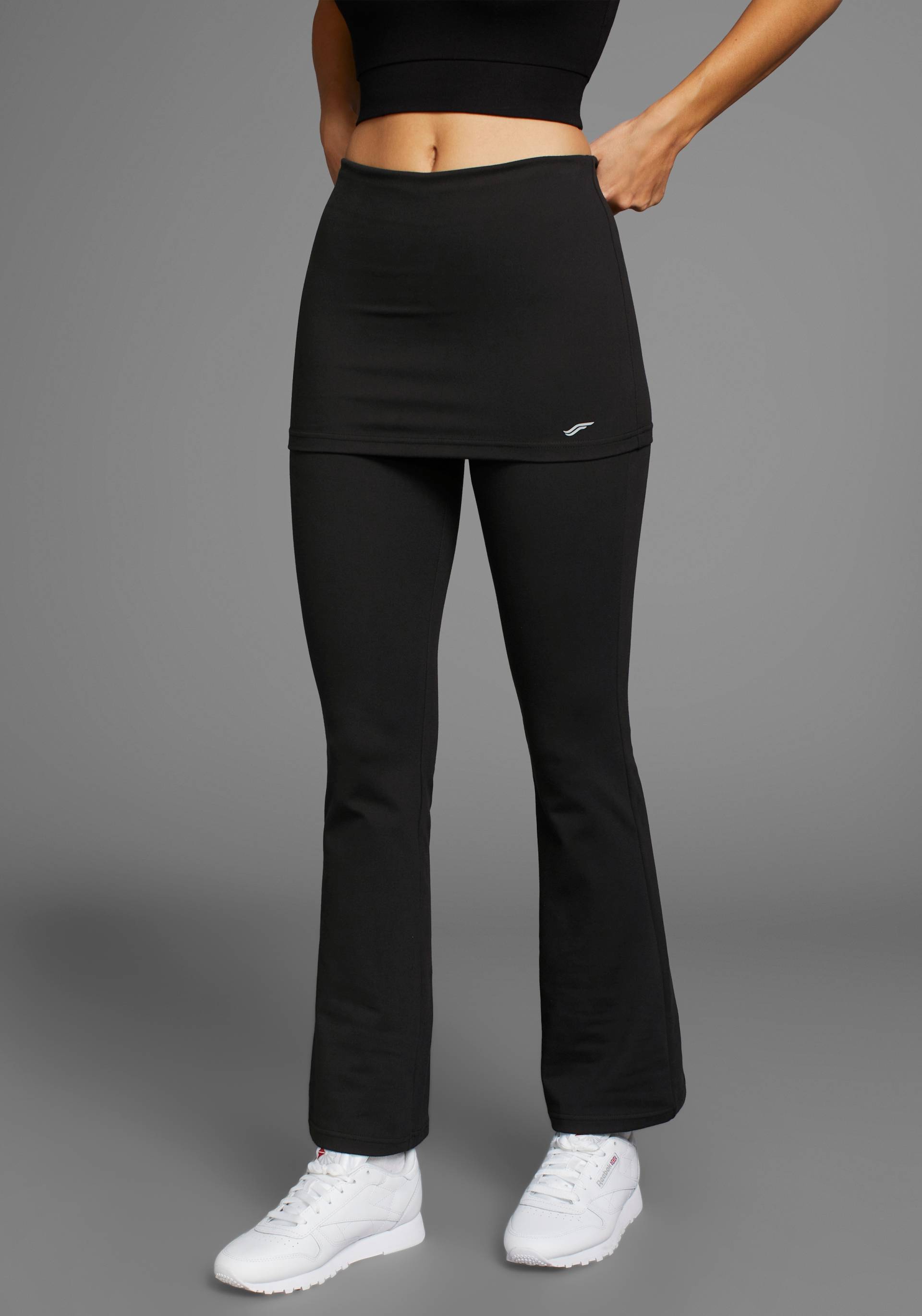 FAYN SPORTS Jazzpants »Jersey Leggings«, mit angenähtem Rock von FAYN SPORTS