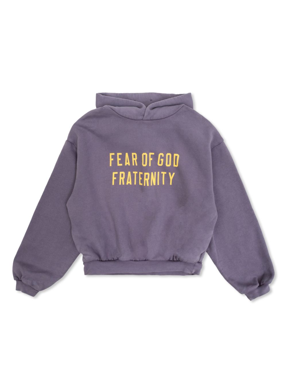 FEAR OF GOD ESSENTIALS KIDS jersey-texture hoodie - Purple von FEAR OF GOD ESSENTIALS KIDS