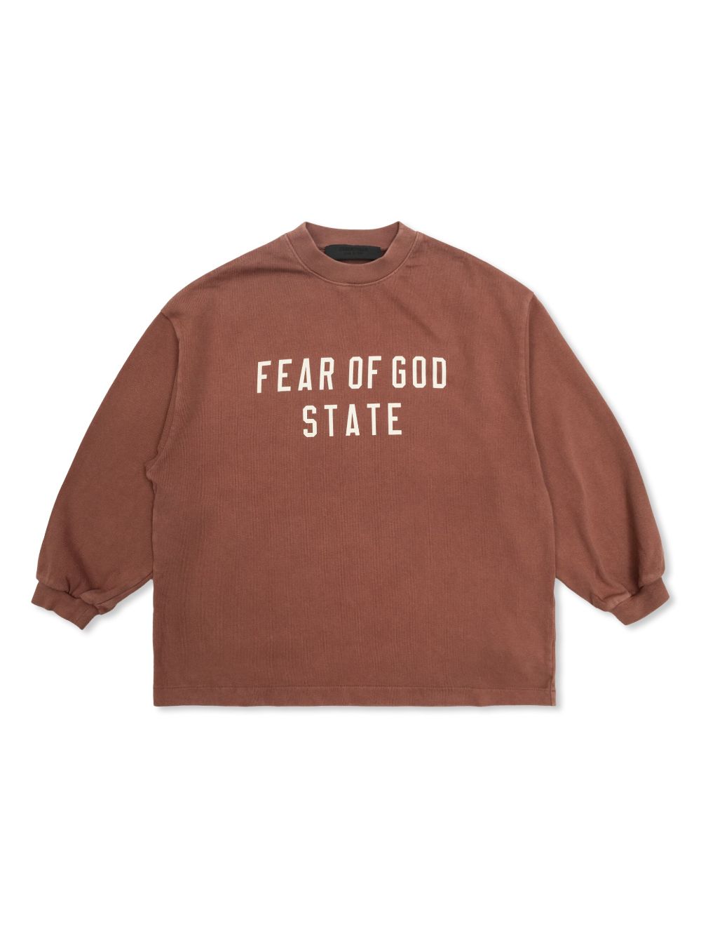 FEAR OF GOD ESSENTIALS KIDS jersey-texture sweatshirt - Red von FEAR OF GOD ESSENTIALS KIDS