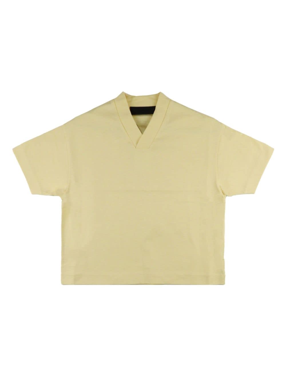 FEAR OF GOD ESSENTIALS KIDS logo-print cotton T-shirt - Yellow von FEAR OF GOD ESSENTIALS KIDS