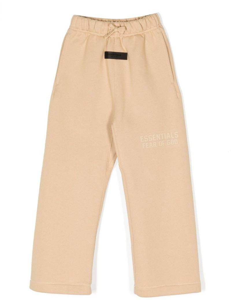 FEAR OF GOD ESSENTIALS KIDS logo-print drawstring track pants - Neutrals von FEAR OF GOD ESSENTIALS KIDS