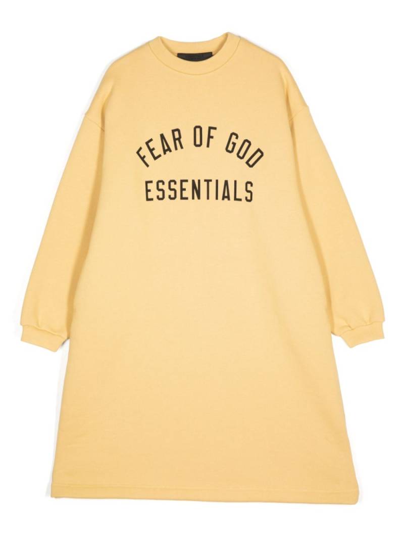 FEAR OF GOD ESSENTIALS KIDS logo-print dress - Yellow von FEAR OF GOD ESSENTIALS KIDS