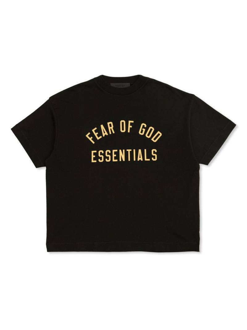 FEAR OF GOD ESSENTIALS KIDS logo-print t-shirt - Black von FEAR OF GOD ESSENTIALS KIDS