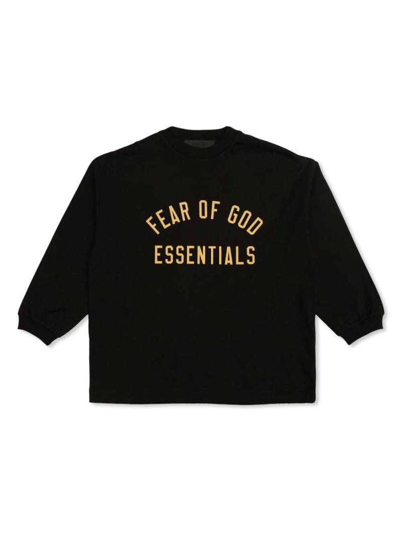 FEAR OF GOD ESSENTIALS KIDS logo-print t-shirt - Black von FEAR OF GOD ESSENTIALS KIDS