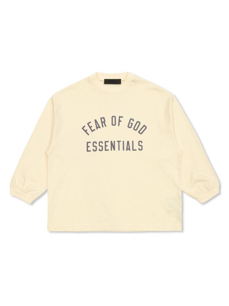 FEAR OF GOD ESSENTIALS KIDS logo-print t-shirt - Neutrals von FEAR OF GOD ESSENTIALS KIDS