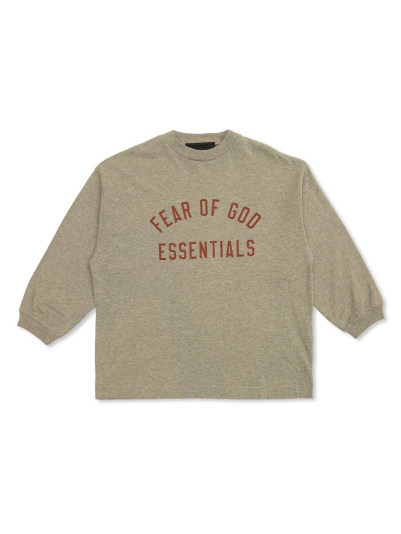 FEAR OF GOD ESSENTIALS KIDS logo-print t-shirt - Neutrals von FEAR OF GOD ESSENTIALS KIDS