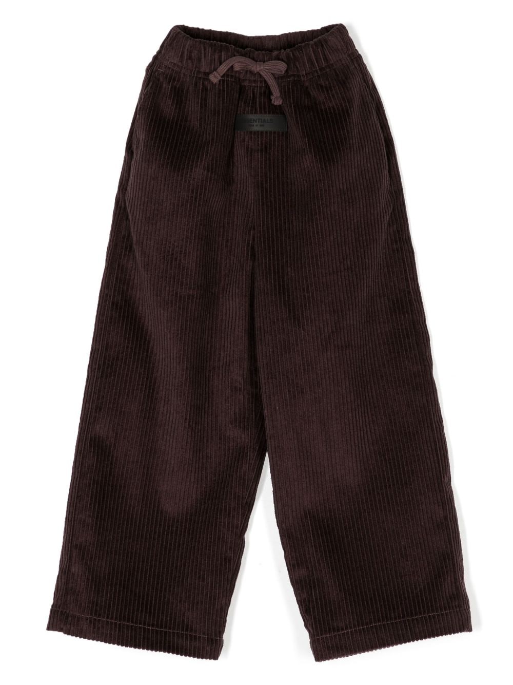 FEAR OF GOD ESSENTIALS KIDS relaxed-fit drawstring corduroy trousers - Brown von FEAR OF GOD ESSENTIALS KIDS