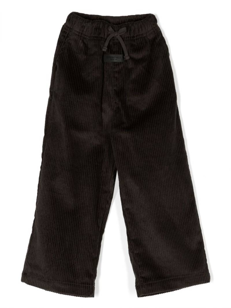 FEAR OF GOD ESSENTIALS KIDS straight-leg corduroy trousers - Brown von FEAR OF GOD ESSENTIALS KIDS