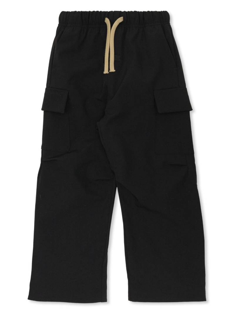 FEAR OF GOD ESSENTIALS KIDS wide-leg trousers - Black von FEAR OF GOD ESSENTIALS KIDS