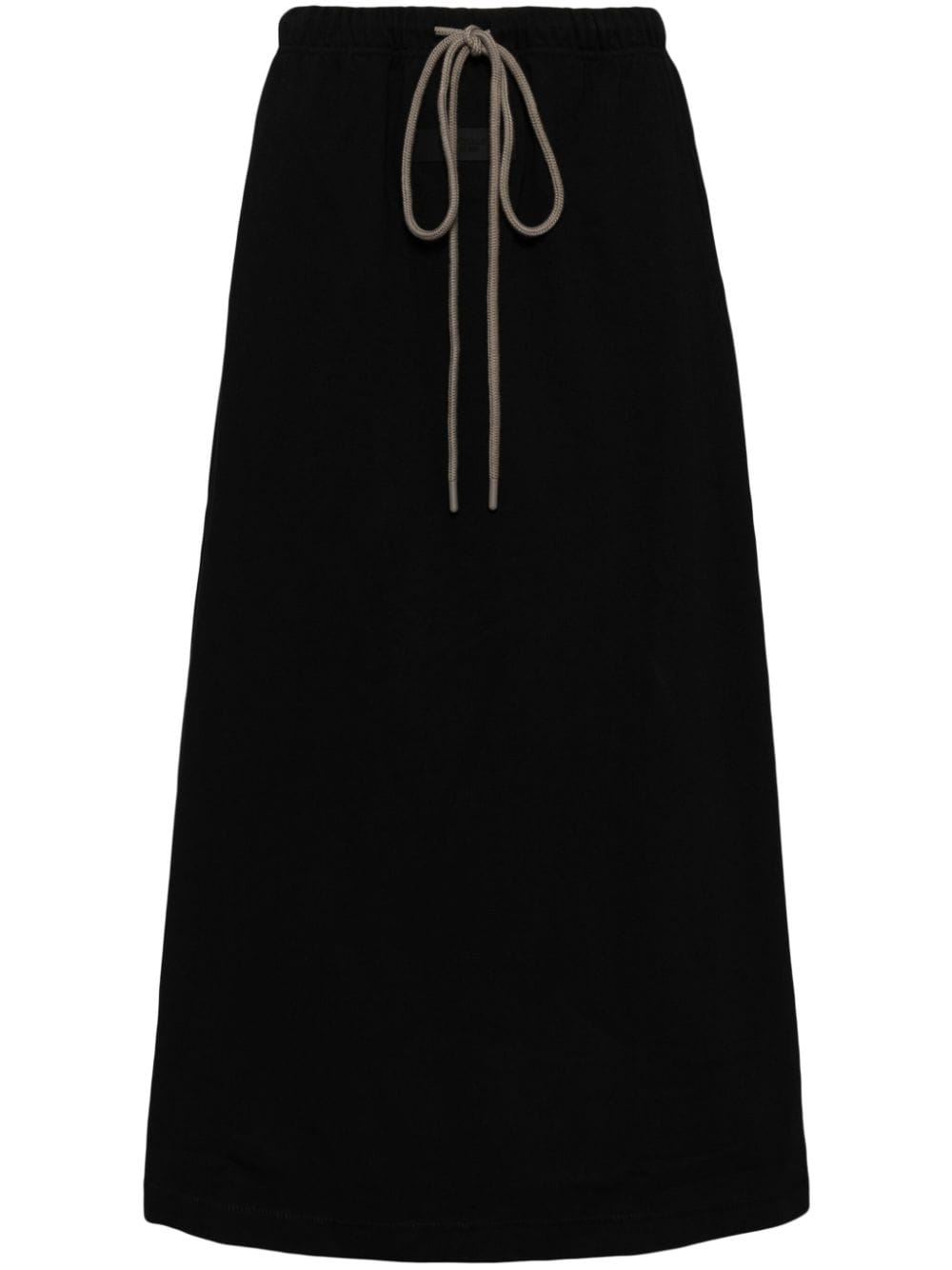 FEAR OF GOD ESSENTIALS Essentials jersey A-line skirt - Black von FEAR OF GOD ESSENTIALS