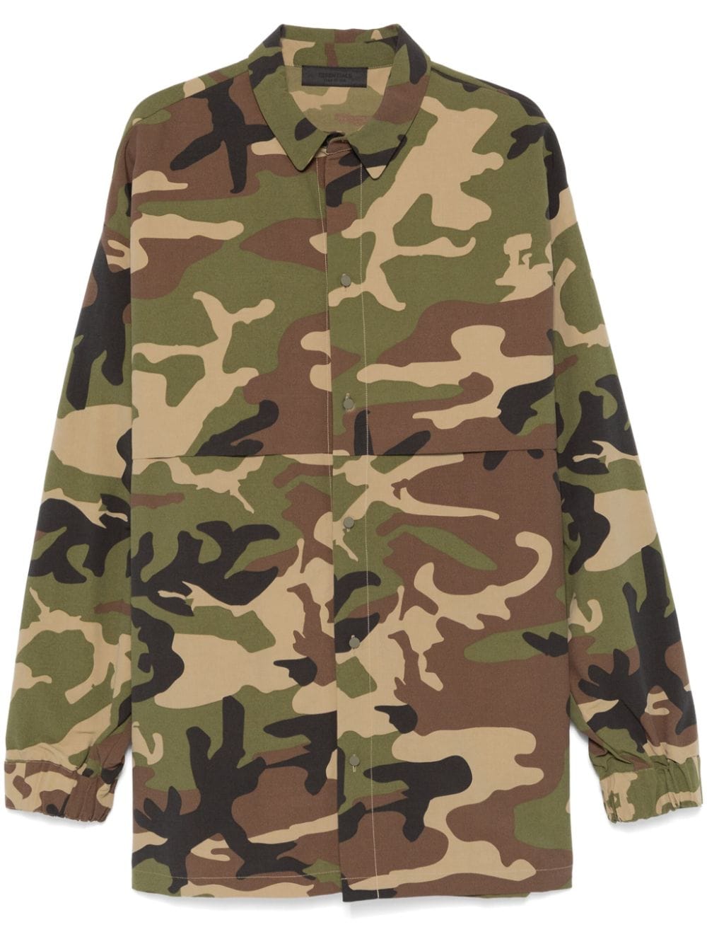 FEAR OF GOD ESSENTIALS camouflage overshirt - Green von FEAR OF GOD ESSENTIALS