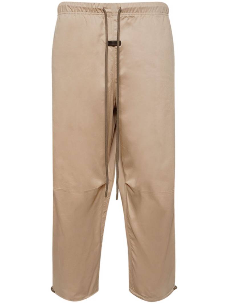 FEAR OF GOD ESSENTIALS cotton-twill lounge trousers - Neutrals von FEAR OF GOD ESSENTIALS