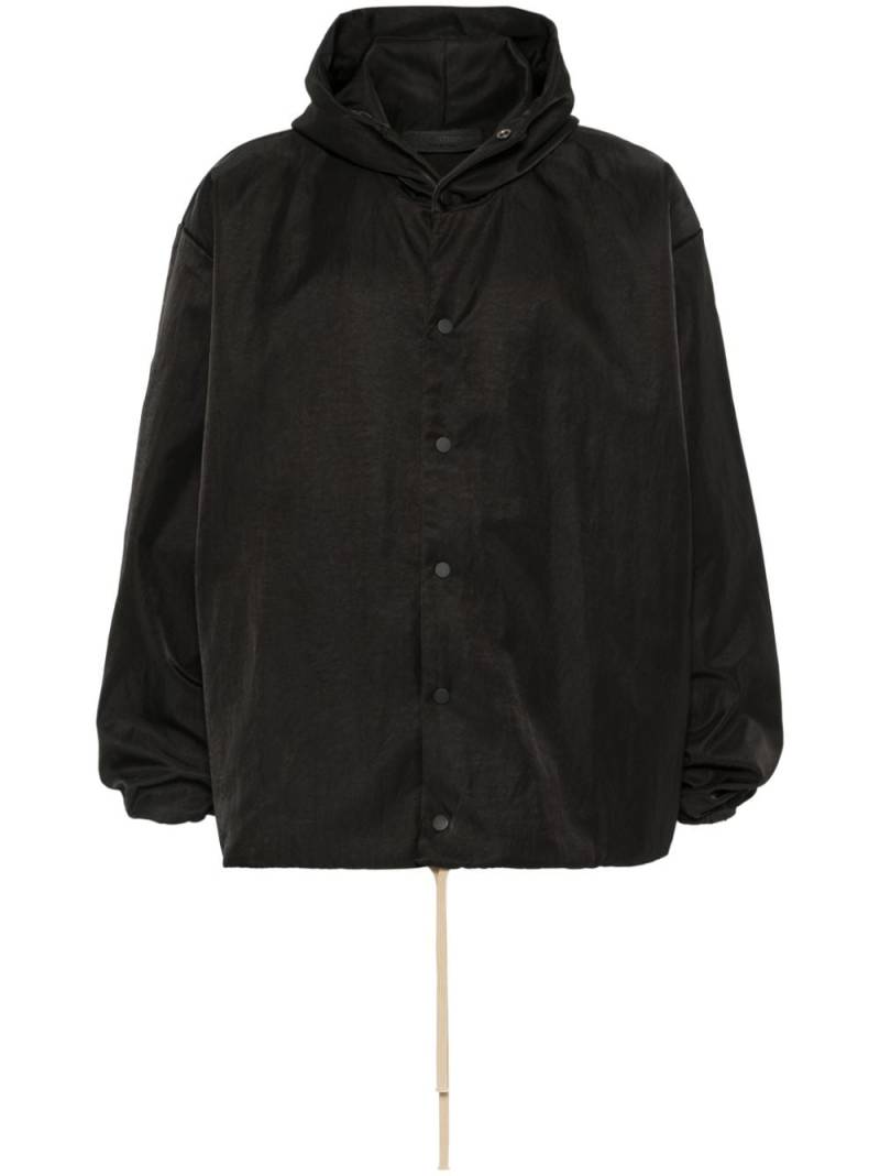 FEAR OF GOD ESSENTIALS embroidered-logo jacket - Black von FEAR OF GOD ESSENTIALS