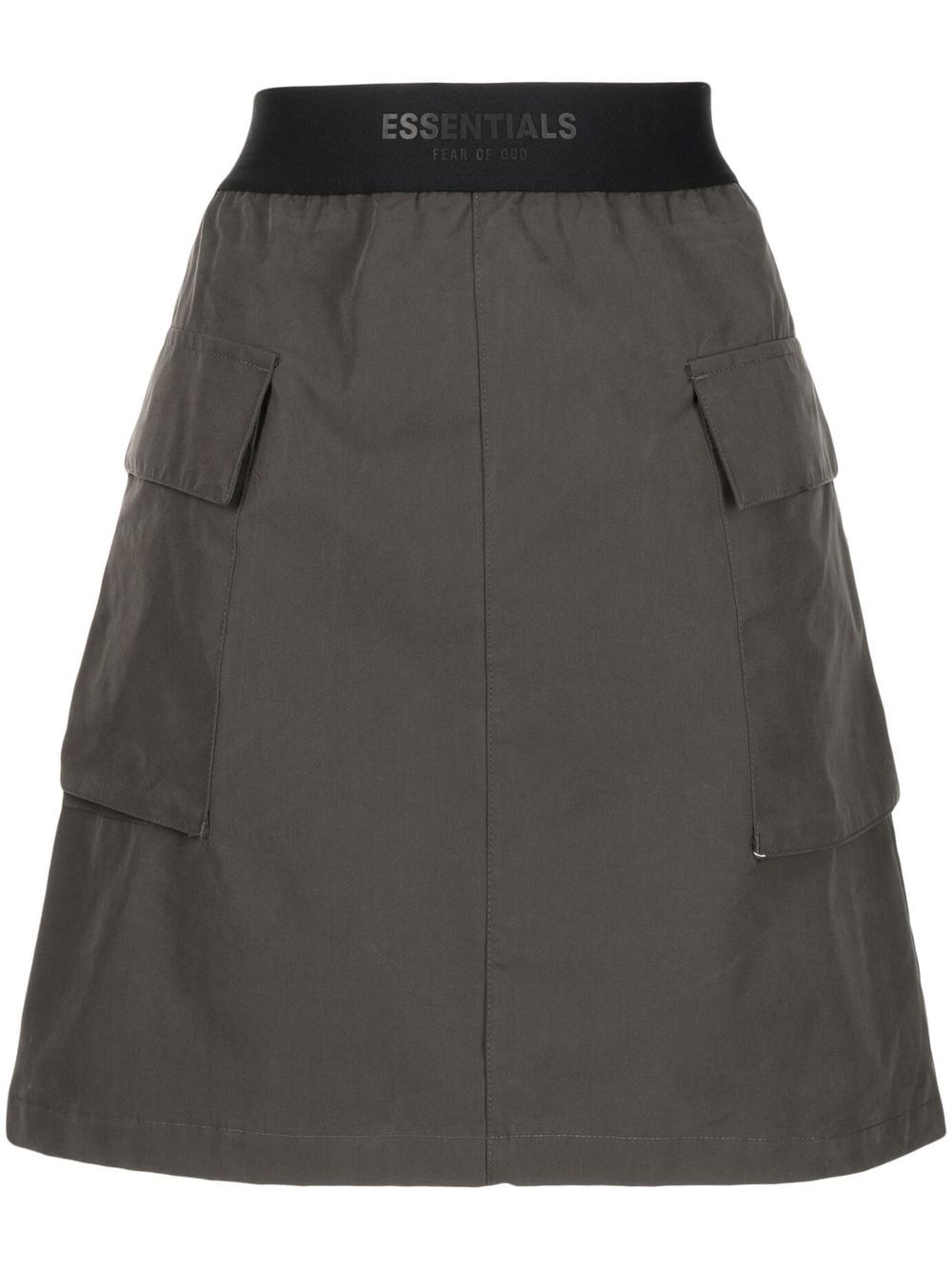 FEAR OF GOD ESSENTIALS flap-pocket midi skirt - Grey von FEAR OF GOD ESSENTIALS