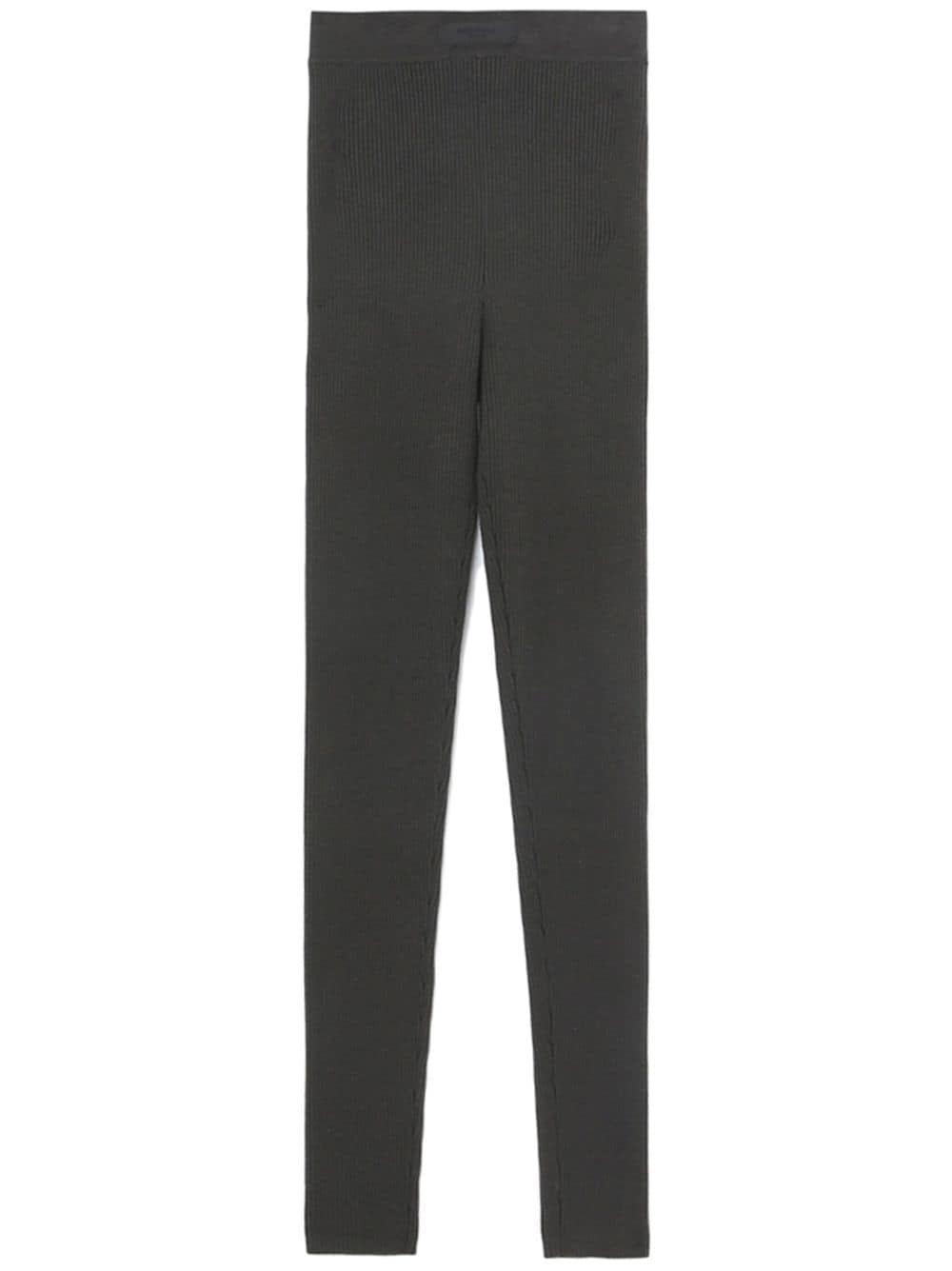 FEAR OF GOD ESSENTIALS high-waisted ribbed leggings - Black von FEAR OF GOD ESSENTIALS