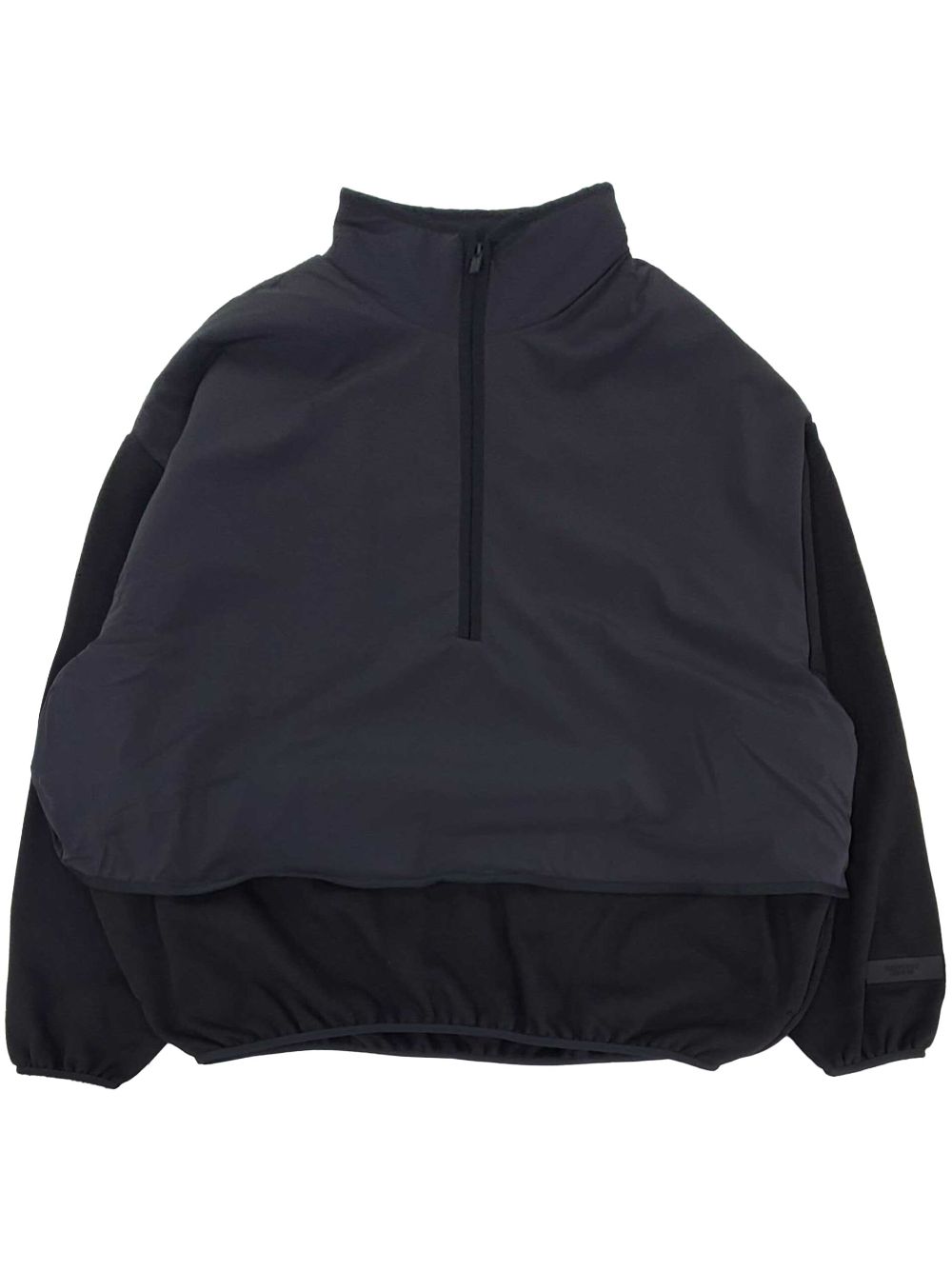 FEAR OF GOD ESSENTIALS layered fleece sweatshirt - Black von FEAR OF GOD ESSENTIALS