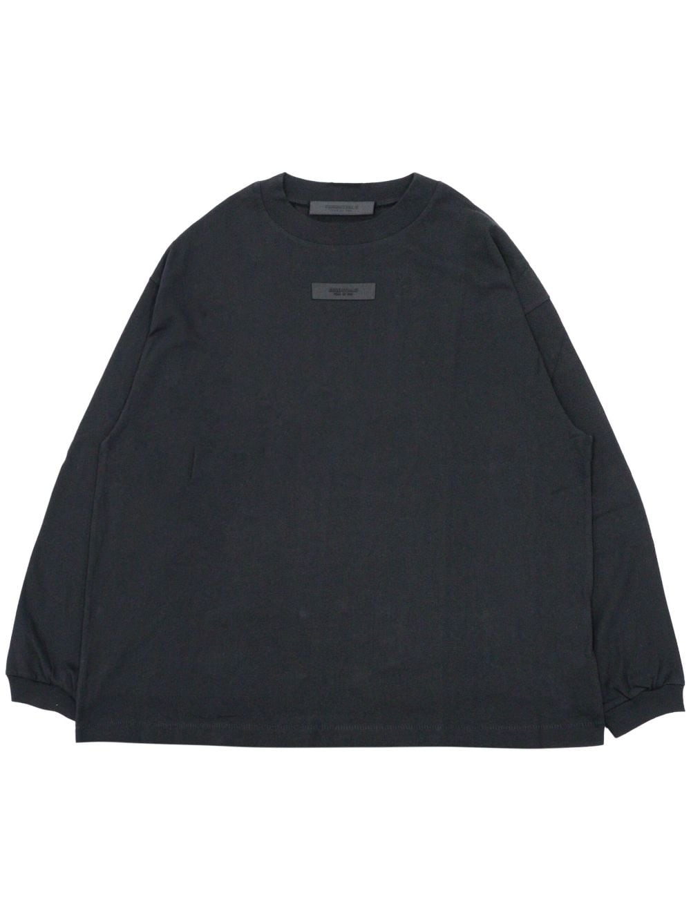 FEAR OF GOD ESSENTIALS logo-appliqué cotton T-shirt - Black von FEAR OF GOD ESSENTIALS