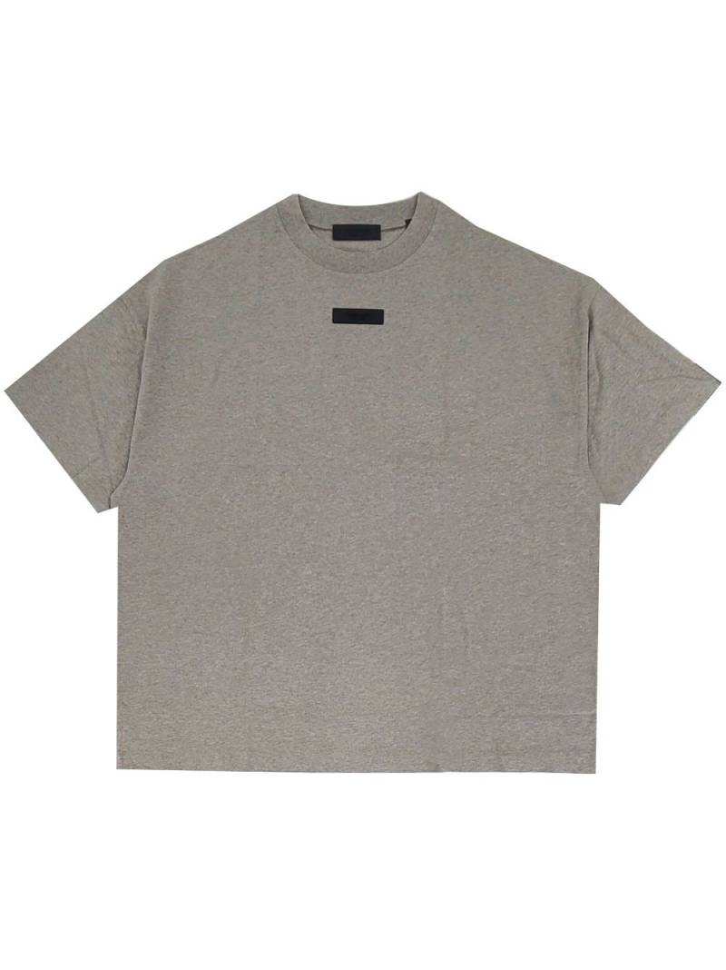 FEAR OF GOD ESSENTIALS logo-appliqué cotton T-shirt - Grey von FEAR OF GOD ESSENTIALS