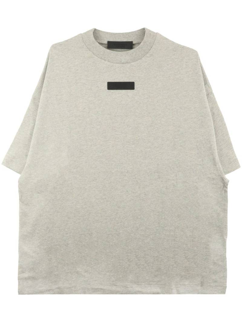 FEAR OF GOD ESSENTIALS logo-appliqué cotton T-shirt - Grey von FEAR OF GOD ESSENTIALS