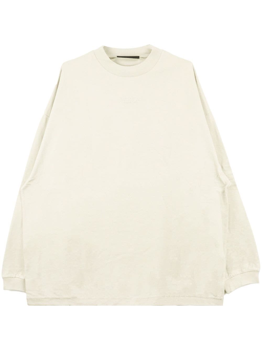 FEAR OF GOD ESSENTIALS logo-embossed jersey sweatshirt - Neutrals von FEAR OF GOD ESSENTIALS