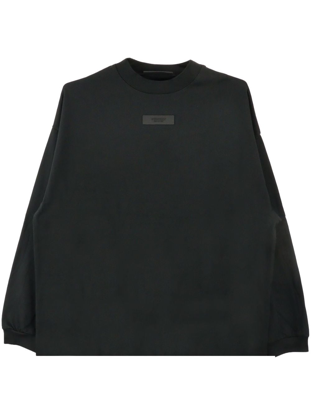 FEAR OF GOD ESSENTIALS logo-patch cotton sweatshirt - Black von FEAR OF GOD ESSENTIALS