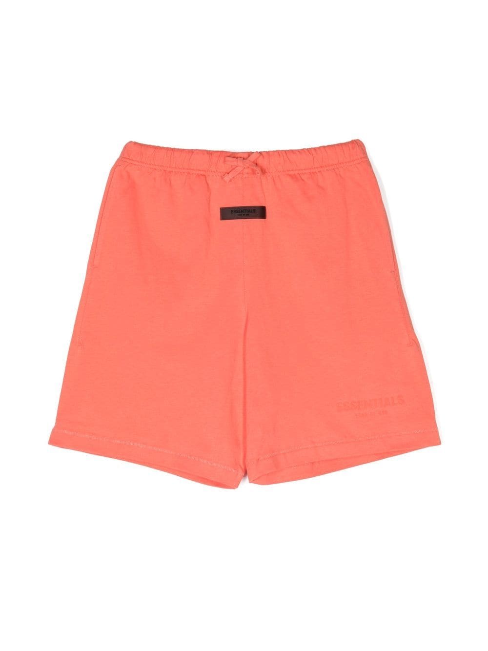 FEAR OF GOD ESSENTIALS logo-patch drawstring shorts - Pink von FEAR OF GOD ESSENTIALS