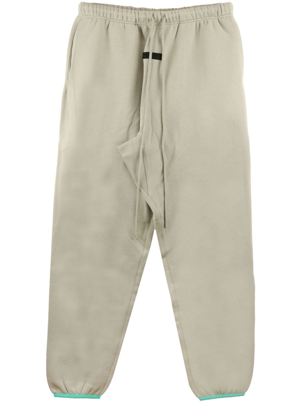 FEAR OF GOD ESSENTIALS logo-patch track pants - Neutrals von FEAR OF GOD ESSENTIALS